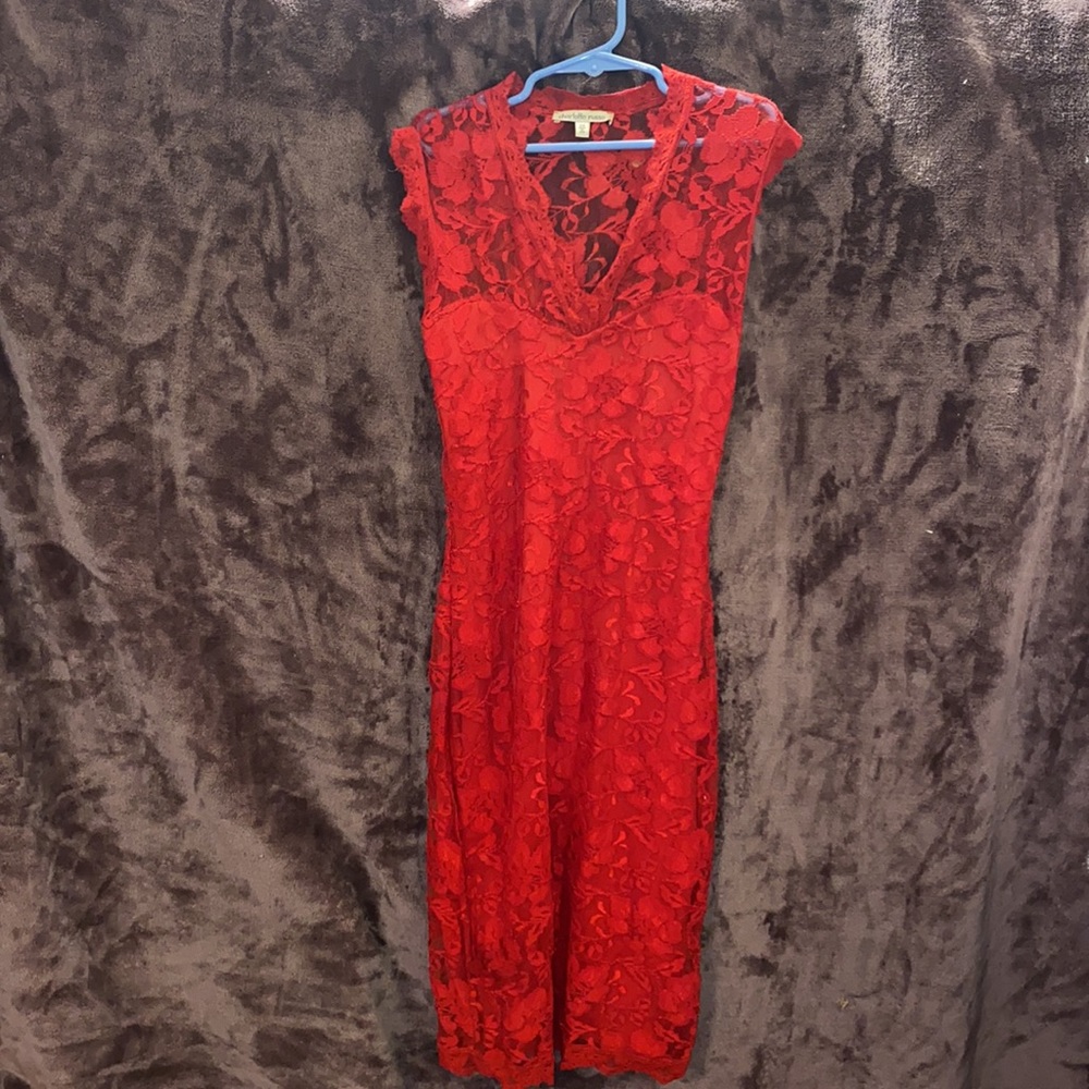 New Charlotte Russe Full Sheer Fine Floral Babydoll Dress